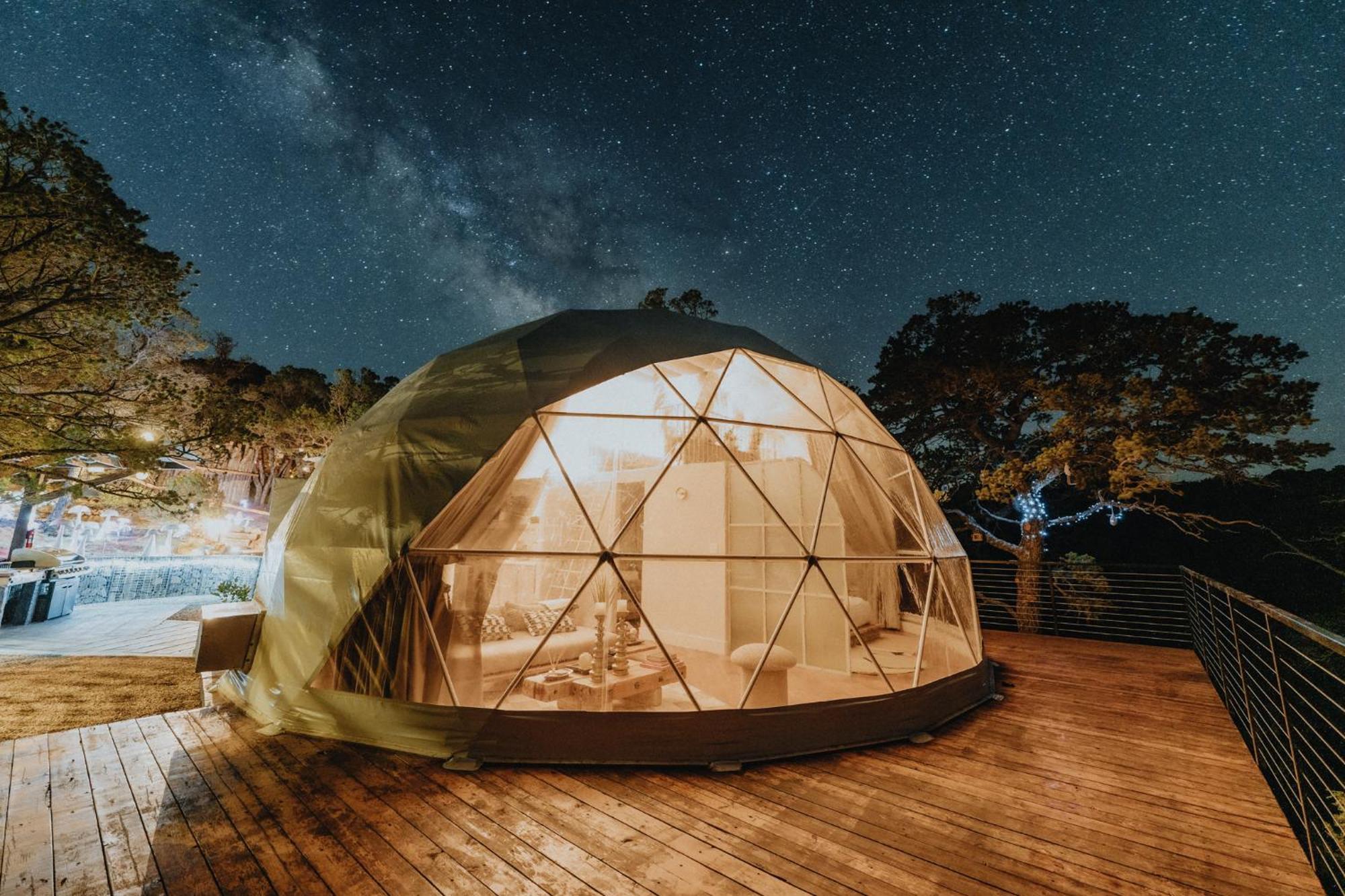 Villa Ona Geo Dome At El Mstico Nogal Esterno foto